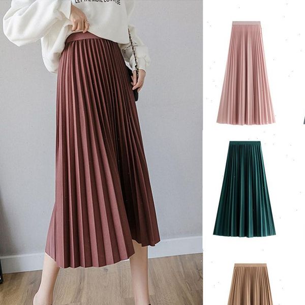 women skirt two layer autumn winter suede long pleated skirts womens vintage midi, Black
women skirt two layer autumn winter suede long pleated skirts womens vintage midi, Black