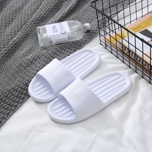 indoor bathroom slippers women summer pvc home lovers el soft flat mules men shower flip flops, Black 
indoor bathroom slippers women summer pvc home lovers el soft flat mules men shower flip flops, Black