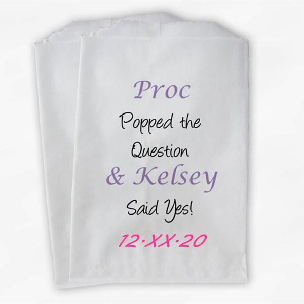 gift wrap custom he popped the question popcorn bags - candy buffet favor for wedding, birthday, shower paper treat
gift wrap custom he popped the question popcorn bags - candy buffet favor for wedding, birthday, shower paper treat