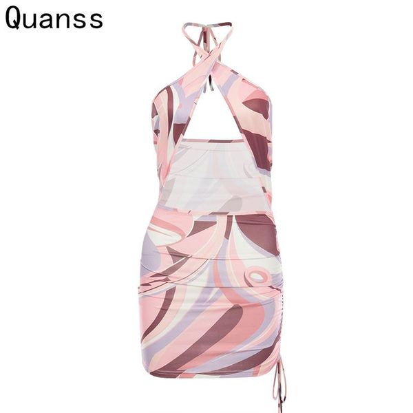 casual dresses quanss summer sleeveless halter mini dress women backless bodycon party club hollow out outfits draw string sundress 202, Black;gray
casual dresses quanss summer sleeveless halter mini dress women backless bodycon party club hollow out outfits draw string sundress 202, Black;gray