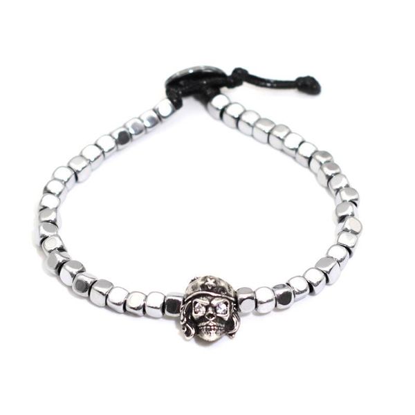 charm bracelets hiphop pirate bracelet for men adjustable black rope braslet homme silver color hematite stone braclet sanskrit yoga brazale, Golden;silver
charm bracelets hiphop pirate bracelet for men adjustable black rope braslet homme silver color hematite stone braclet sanskrit yoga brazale, Golden;silver