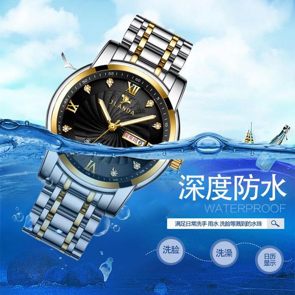 wristwatches fashion diamond waterproof luminous dual calendar non-mechanical quartz watch 2021 product explosive high-end men's, Slivery;brown
wristwatches fashion diamond waterproof luminous dual calendar non-mechanical quartz watch 2021 product explosive high-end men's, Slivery;brown