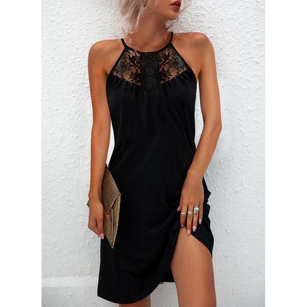 2021 summer sleevels suspender lace s women's wear, Black;gray
2021 summer sleevels suspender lace s women's wear, Black;gray