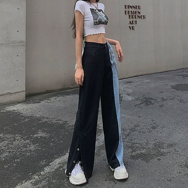 vintage jeans woman denim long pants autumn cowboy female loose streetwear high waist women trousers split clothes wide leg jean, Blue
vintage jeans woman denim long pants autumn cowboy female loose streetwear high waist women trousers split clothes wide leg jean, Blue