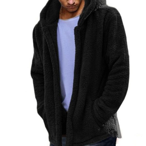 men's jackets casual men winter long sleeve pockets fleece warm hooded loose plus size coat, Black;brown
men's jackets casual men winter long sleeve pockets fleece warm hooded loose plus size coat, Black;brown