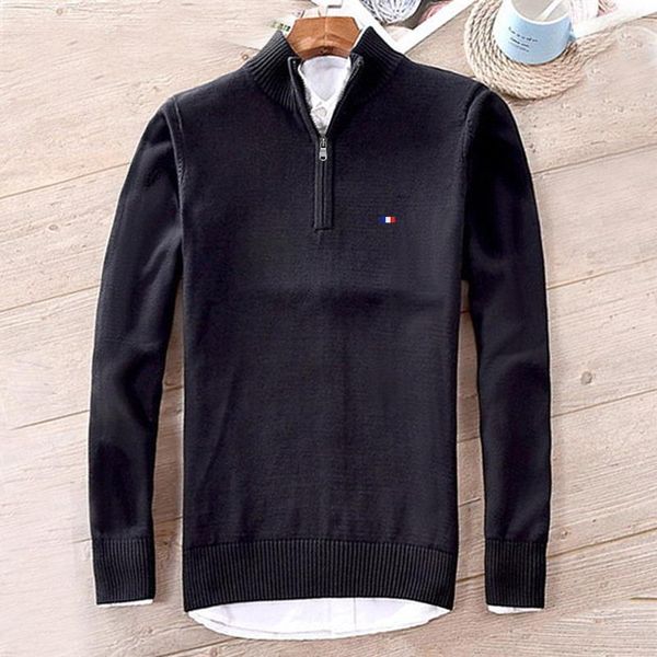 men's sweaters flag logo 100% cotton 2021 winter mens pullovers casual solid color knitted outerwear male 8504, White;black
men's sweaters flag logo 100% cotton 2021 winter mens pullovers casual solid color knitted outerwear male 8504, White;black