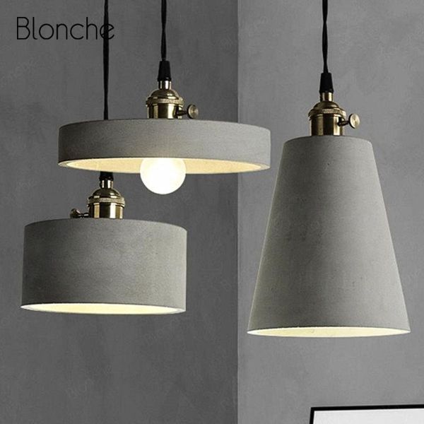 pendant lamps modern lights loft cement hanging industrial fixtures for bar restaurant living room decor led luminaire
pendant lamps modern lights loft cement hanging industrial fixtures for bar restaurant living room decor led luminaire