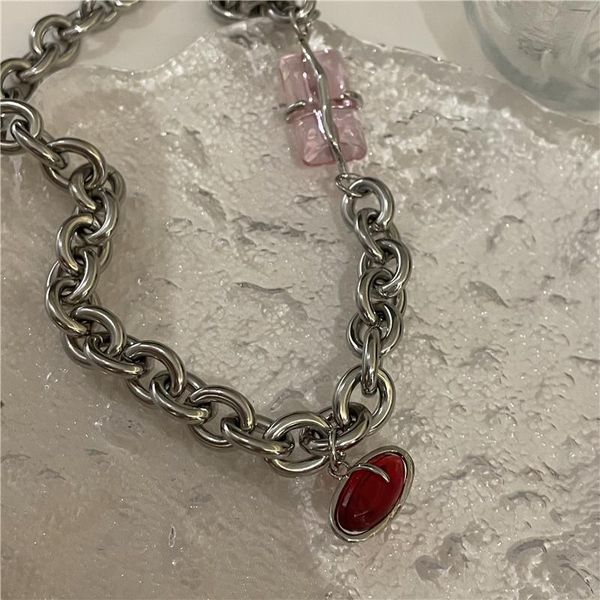 chains ins masa punk silver color peach blossom can be restructured necklace niche design clavicle chain cold wind
chains ins masa punk silver color peach blossom can be restructured necklace niche design clavicle chain cold wind