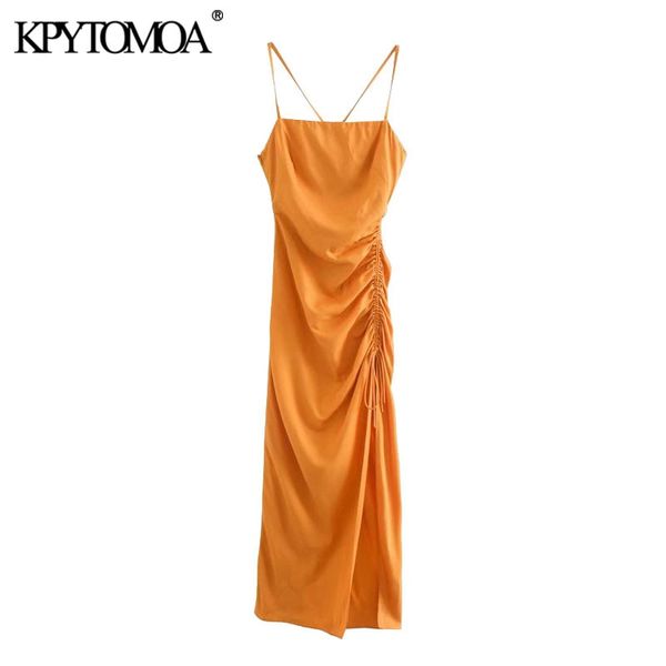 kpytomoa women 2021 chic fashion draped detail with adjustable tie midi dress vintage backless side zipper straps female dresses, Black;gray
kpytomoa women 2021 chic fashion draped detail with adjustable tie midi dress vintage backless side zipper straps female dresses, Black;gray