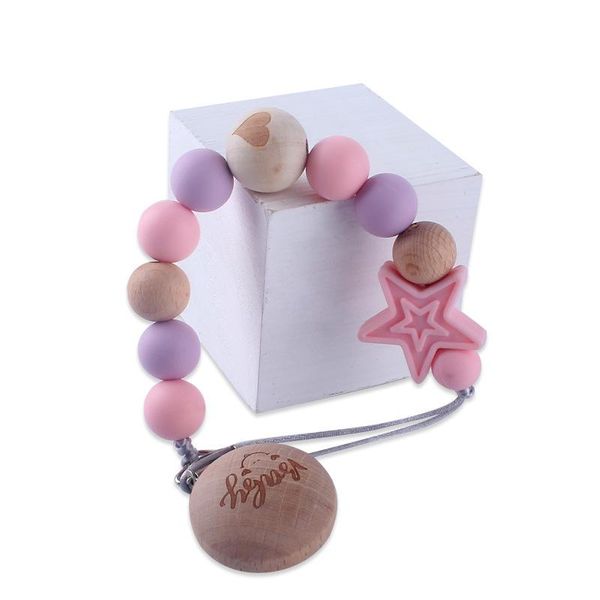 pacifiers# baby pacifier clip holder wooden clamp silicone beads teether chain born toys leash strap teething bracelet
pacifiers# baby pacifier clip holder wooden clamp silicone beads teether chain born toys leash strap teething bracelet