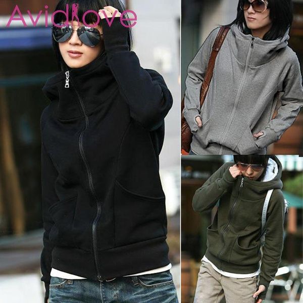 women's hoodies & sweatshirts woman autumn winter zipper lady casual fashion long sleeve outwear hoodie black gray green blue
women's hoodies & sweatshirts woman autumn winter zipper lady casual fashion long sleeve outwear hoodie black gray green blue