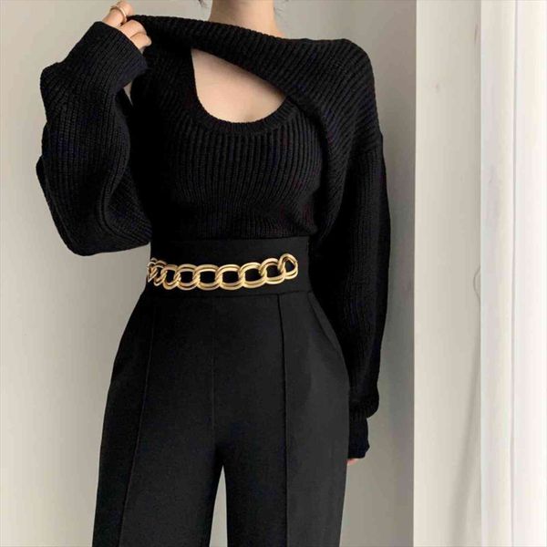 korean fashion two piece women tracksuits set long sleeve sleeveless vest sets ladies matching, Gray
korean fashion two piece women tracksuits set long sleeve sleeveless vest sets ladies matching, Gray