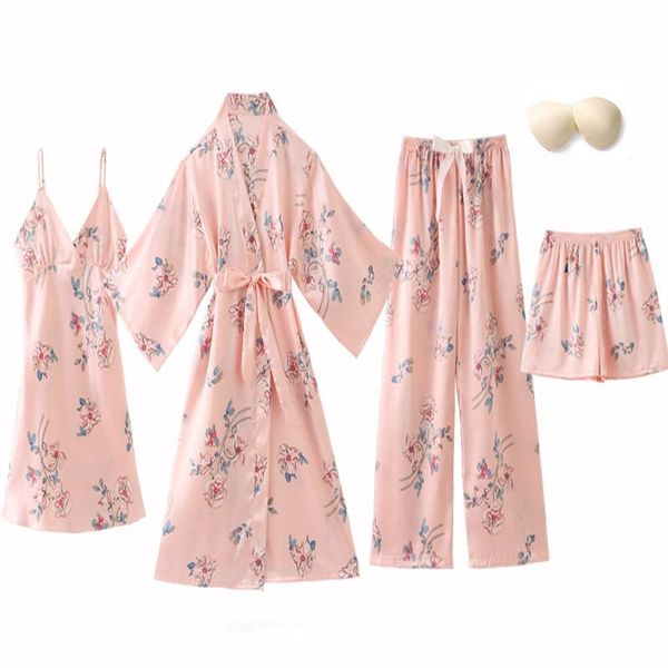 women's sleepwear bride dressing gown pink 4pcs robe sets rayon v-neck nightgown kimono bathrobe &pant shorts pajamas suit lingerie hom, Black;red
women's sleepwear bride dressing gown pink 4pcs robe sets rayon v-neck nightgown kimono bathrobe &pant shorts pajamas suit lingerie hom, Black;red