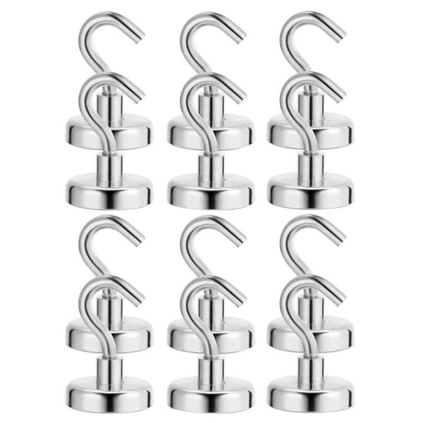 hooks & rails 12 pcs heavy duty strong magnetic for storage and organization home kitchen accessories silver (d12)
hooks & rails 12 pcs heavy duty strong magnetic for storage and organization home kitchen accessories silver (d12)