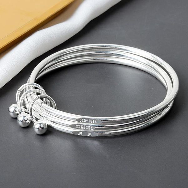 bangle 58/60/62mm tibetan sliver three layer couple's bells bracelet for women men adjustable jewelry birthday valentine's day gif, Black
bangle 58/60/62mm tibetan sliver three layer couple's bells bracelet for women men adjustable jewelry birthday valentine's day gif, Black