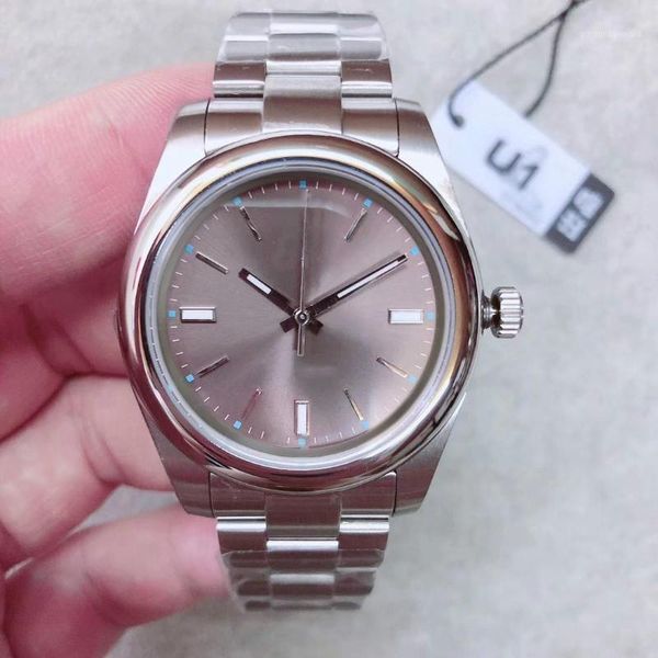 color style perpetual 40mm original buckle sapphire m114300-0001 mechanical wristwatches watch, Slivery;brown
color style perpetual 40mm original buckle sapphire m114300-0001 mechanical wristwatches watch, Slivery;brown