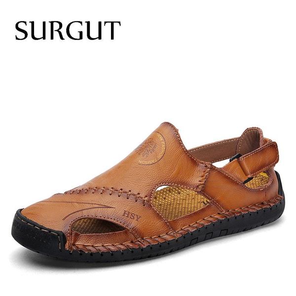 sandals surgut classic mens summer genuine leather male beach soft comfortable outdoor slippers man, Black
sandals surgut classic mens summer genuine leather male beach soft comfortable outdoor slippers man, Black
