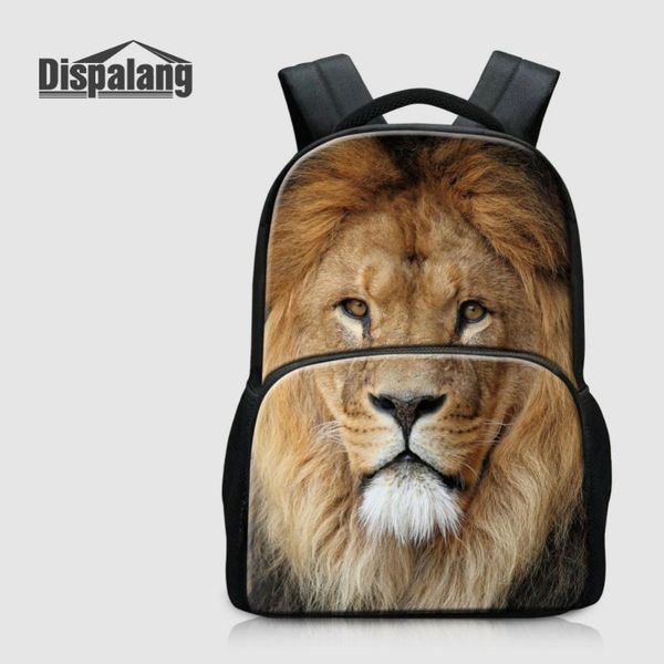 backpack dispalang men's backpacks lion animal print casual women travel shoudler bag student school bags simple notebook laptop
backpack dispalang men's backpacks lion animal print casual women travel shoudler bag student school bags simple notebook laptop
