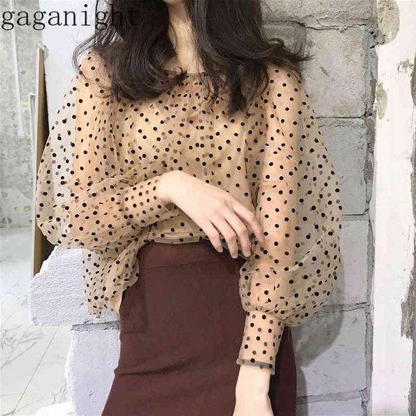 gaganight fashion vintage dot mesh women blouse spring summer chic puff long sleeve sweet girls shirt blusas shirts 210519, White
gaganight fashion vintage dot mesh women blouse spring summer chic puff long sleeve sweet girls shirt blusas shirts 210519, White