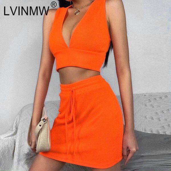 streetwear elastic knitting two pieces set sleeveless bandage slim crop and lace up high waist mini skirt piece dress, White
streetwear elastic knitting two pieces set sleeveless bandage slim crop and lace up high waist mini skirt piece dress, White