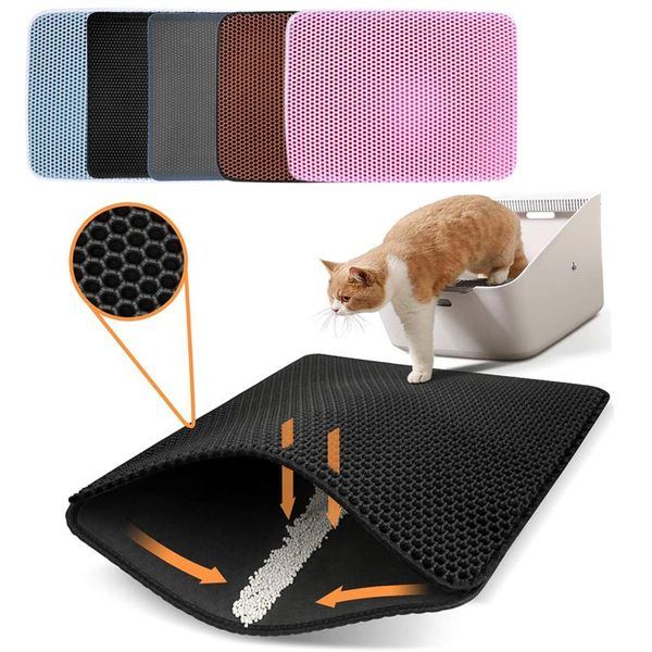 cat beds & furniture double layer pet litter mat bed pads trapping pets box non-slip products for cats house clean
cat beds & furniture double layer pet litter mat bed pads trapping pets box non-slip products for cats house clean