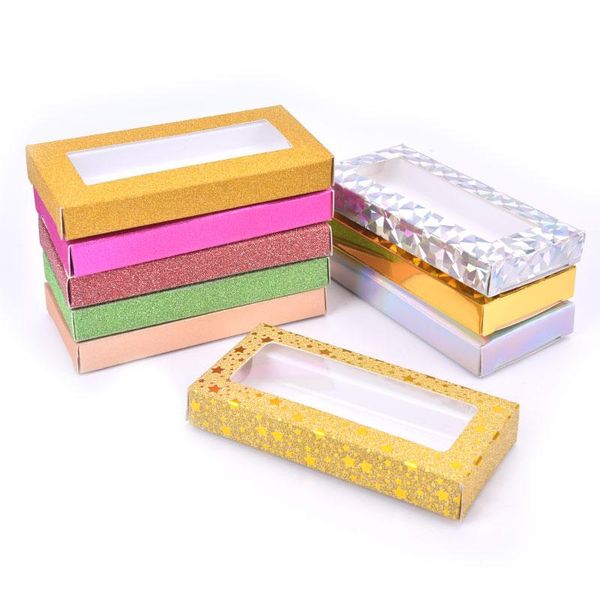 false eyelashes 5pcs eyelash packaging box bulk lashes boxes case pack