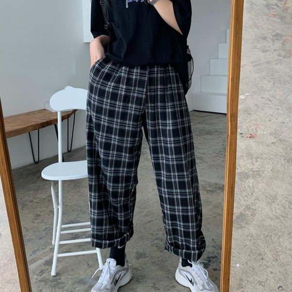 men's pants wholesale 2021 plaid men women casual oversize 3xl loose wide leg trousers ins retro man hip-hop all-match streetwear male, Black
men's pants wholesale 2021 plaid men women casual oversize 3xl loose wide leg trousers ins retro man hip-hop all-match streetwear male, Black