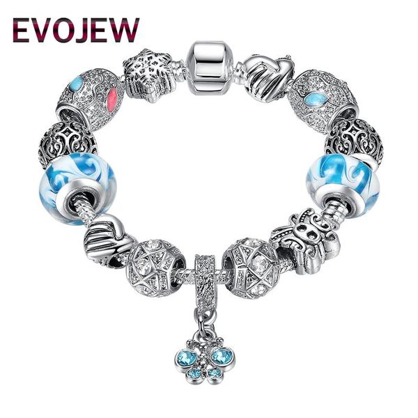 charm bracelets evojew year gift bracelet silver color blue crystal glass bead pendant fits brand for women jewelry dropship, Golden;silver
charm bracelets evojew year gift bracelet silver color blue crystal glass bead pendant fits brand for women jewelry dropship, Golden;silver