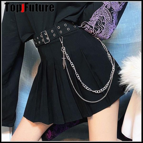 skirts gothic lolita skirt women's college dark black pleated summer high waist chain bad girl jk sed
skirts gothic lolita skirt women's college dark black pleated summer high waist chain bad girl jk sed