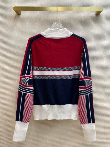 2021 autumn winter milan runway sweaters o neck long sleeve high end jacquard pullover women's designer clothing 0923-9, White;black
2021 autumn winter milan runway sweaters o neck long sleeve high end jacquard pullover women's designer clothing 0923-9, White;black