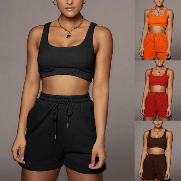 women's tracksuits two piece short outfits sleeveless casual tracksuit for women crop tank set, Gray
women's tracksuits two piece short outfits sleeveless casual tracksuit for women crop tank set, Gray