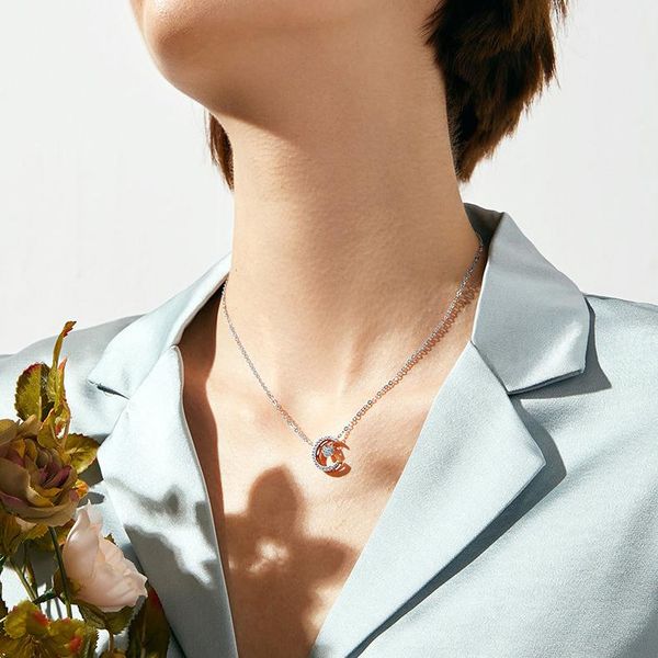 Necklace For Women Creative Crescent Moon & Star Collarbone Crystal Silver Color Pendant Set Fashion Jewelry KAN021 Necklaces
Necklace For Women Creative Crescent Moon & Star Collarbone Crystal Silver Color Pendant Set Fashion Jewelry KAN021 Necklaces