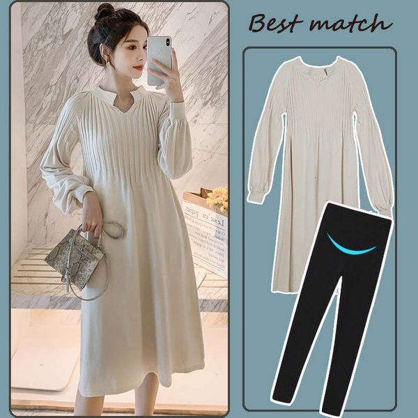 autumn maternity casual dresses / winter pregnant sweater knitting large dress long sleeve versatile age reducing women's skirt, Black;gray
autumn maternity casual dresses / winter pregnant sweater knitting large dress long sleeve versatile age reducing women's skirt, Black;gray