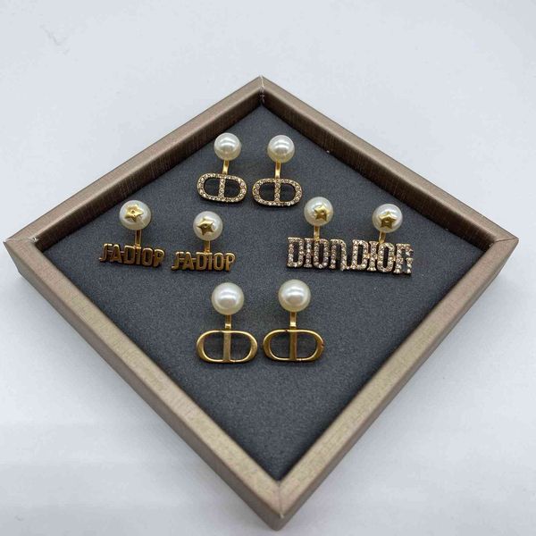 fashion diamond earrings pearl star fine jewellery for sale, Silver
