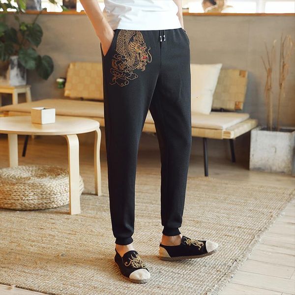 spring leisure long drawstring man women pants trousers designer joggers casual sweatpants china style dragon embroidery m 5xl, Black
spring leisure long drawstring man women pants trousers designer joggers casual sweatpants china style dragon embroidery m 5xl, Black