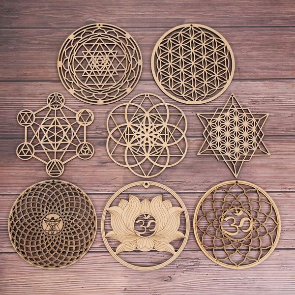 mats & pads wooden wall sign flower of life shape laser cut wood art diy craft making geometry ornament home decor
mats & pads wooden wall sign flower of life shape laser cut wood art diy craft making geometry ornament home decor