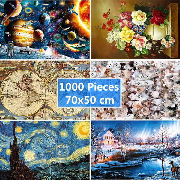 jigsaw puzzle 1000 pieces 50*70 cm diy educational puzzle games toys assembling picture landscape puzzles for adults kids
jigsaw puzzle 1000 pieces 50*70 cm diy educational puzzle games toys assembling picture landscape puzzles for adults kids