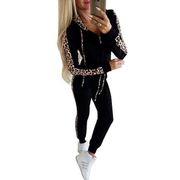 women's tracksuits women 2 pieces hooded casual suit leopard long sleeve sports pants tracksuit sweatshirt loungewear sweat, Gray
women's tracksuits women 2 pieces hooded casual suit leopard long sleeve sports pants tracksuit sweatshirt loungewear sweat, Gray