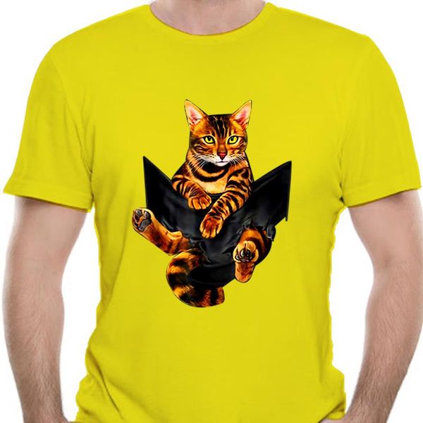 men's t-shirts the golden bengal cat tshirt summer short sleeve t-shirt o-neck cotton funny tees t shirt harajuku 7410k, White;black
men's t-shirts the golden bengal cat tshirt summer short sleeve t-shirt o-neck cotton funny tees t shirt harajuku 7410k, White;black
