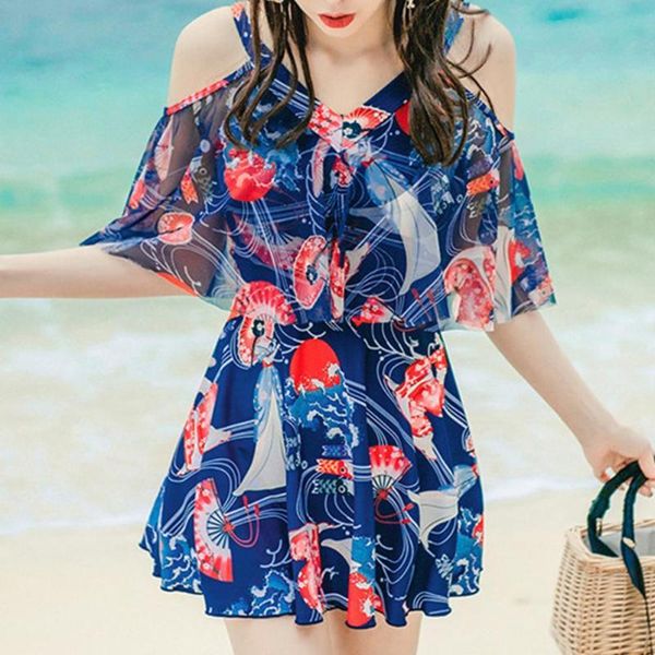 women swimsuit conservative one piece floral backless bikini skirt with chest pad for swimming pool swimwears 2021 two-piece suits
women swimsuit conservative one piece floral backless bikini skirt with chest pad for swimming pool swimwears 2021 two-piece suits