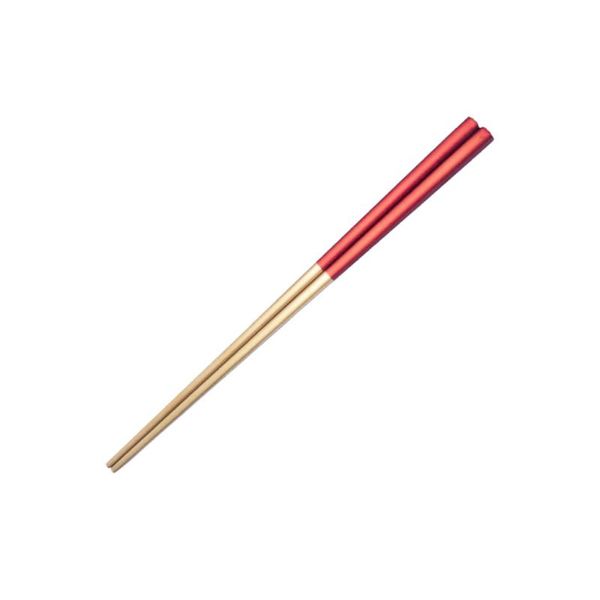chopsticks a pair of stainless steel red handle serving home kitchen tableware (23.5x0.6cm)
chopsticks a pair of stainless steel red handle serving home kitchen tableware (23.5x0.6cm)