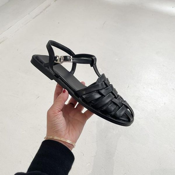 sandals 2021 summer style fashion flat roman women casual one-word buckle, Black
sandals 2021 summer style fashion flat roman women casual one-word buckle, Black