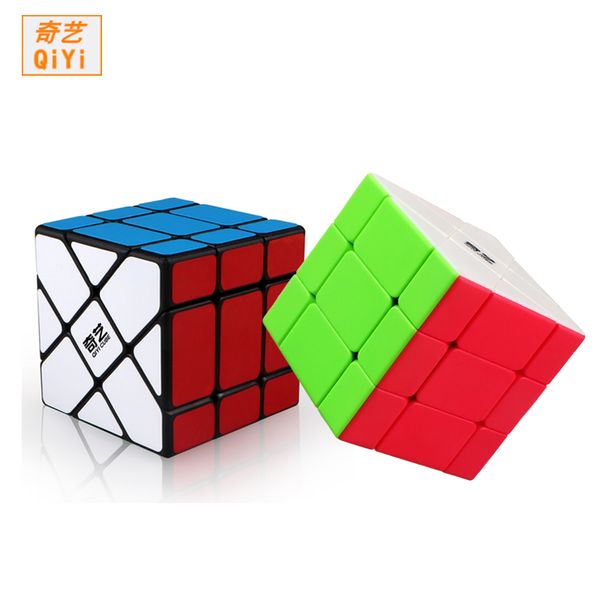 

Qiyi Fisher Magic Cube 3x3 Strange Shape Stickerless or Black Puzzle 3x3x3 Cubo Magico Learning Educational Toys For Children