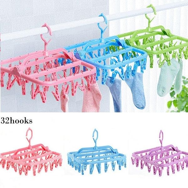 hangers & racks 32 clips plastic clothes socks shorts underwear drying rack hanger -1pcs
hangers & racks 32 clips plastic clothes socks shorts underwear drying rack hanger -1pcs