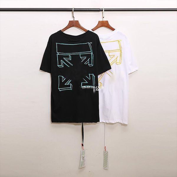 summer t-shirt men's designer women's tee badge shirt size s-2xl 2021 luxury casual pure cotton hip hop short sleeve off, White;black 
summer t-shirt men's designer women's tee badge shirt size s-2xl 2021 luxury casual pure cotton hip hop short sleeve off, White;black