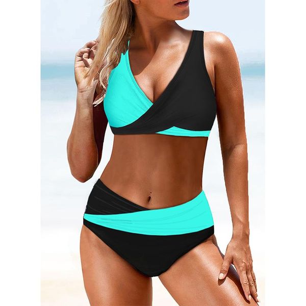 women's swimwear bikinis 2021 woman separate swimsuit push up high waist bathing suit bikini set cross bandage women beach wear, White;black
women's swimwear bikinis 2021 woman separate swimsuit push up high waist bathing suit bikini set cross bandage women beach wear, White;black