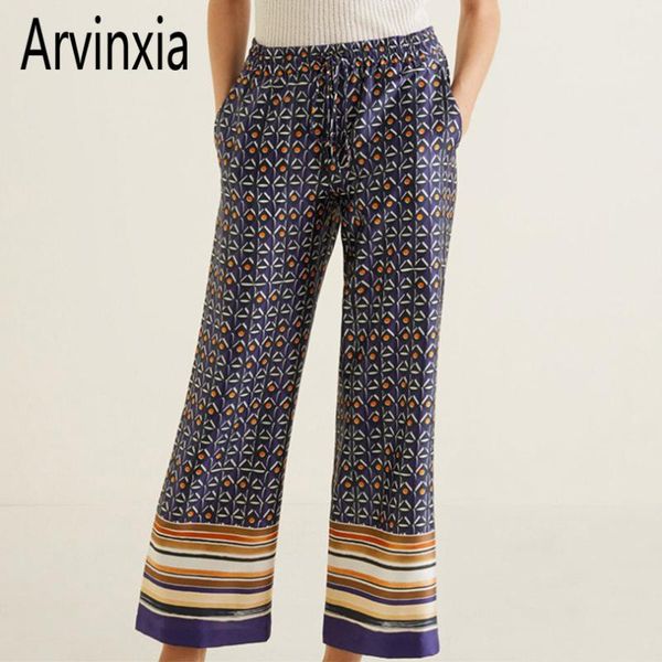 women's pants & capris arvinxia fashion loose wide leg lace up woman geometric printed women trousers vintage drawstring bow tie ladies, Black;white
women's pants & capris arvinxia fashion loose wide leg lace up woman geometric printed women trousers vintage drawstring bow tie ladies, Black;white