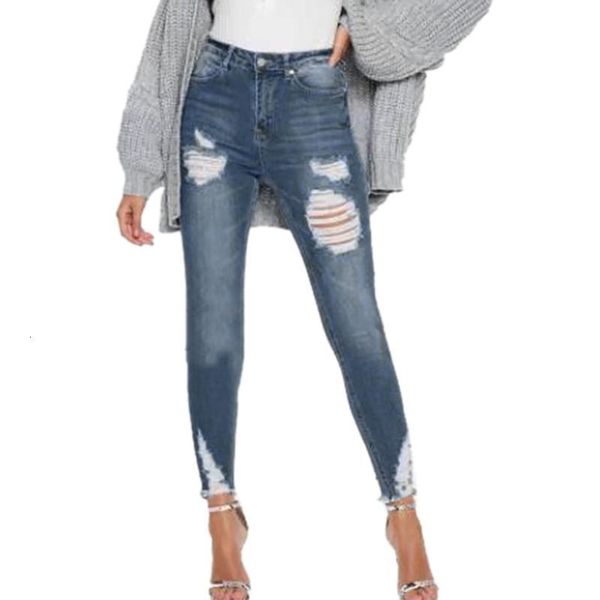 women's jeans blue pancil pants women high waist slim hole ripped denim casual stretch skinny trousers 12.4 mwqc
women's jeans blue pancil pants women high waist slim hole ripped denim casual stretch skinny trousers 12.4 mwqc