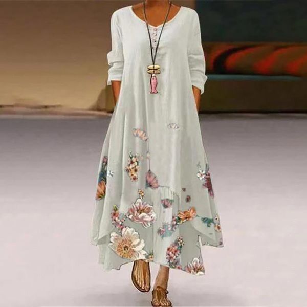 party dresses fashion style vintage printing women sundress 2021 summer v-neck sleeveless long dress elegant ladies maxi plus size 5xl, White;black
party dresses fashion style vintage printing women sundress 2021 summer v-neck sleeveless long dress elegant ladies maxi plus size 5xl, White;black