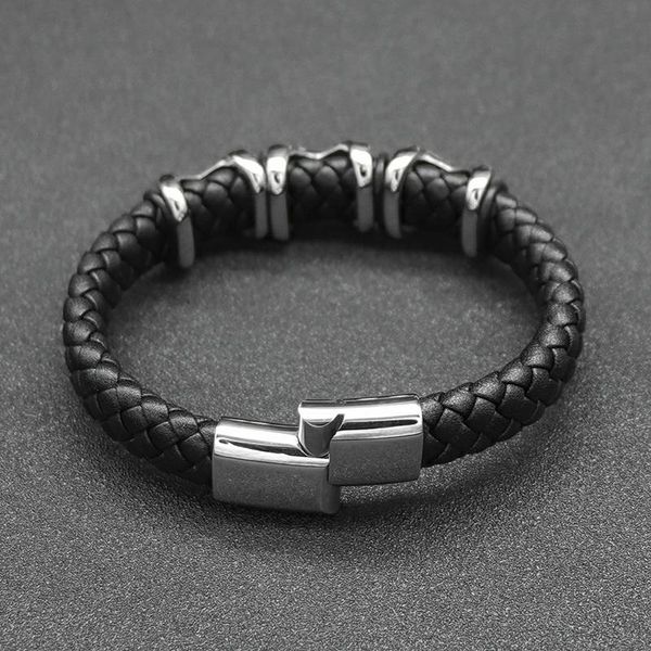 europe and america atmosphere punk the letter "x. " black woven leather bracelet gold custom laser-engraved nam bangle
europe and america atmosphere punk the letter "x. " black woven leather bracelet gold custom laser-engraved nam bangle